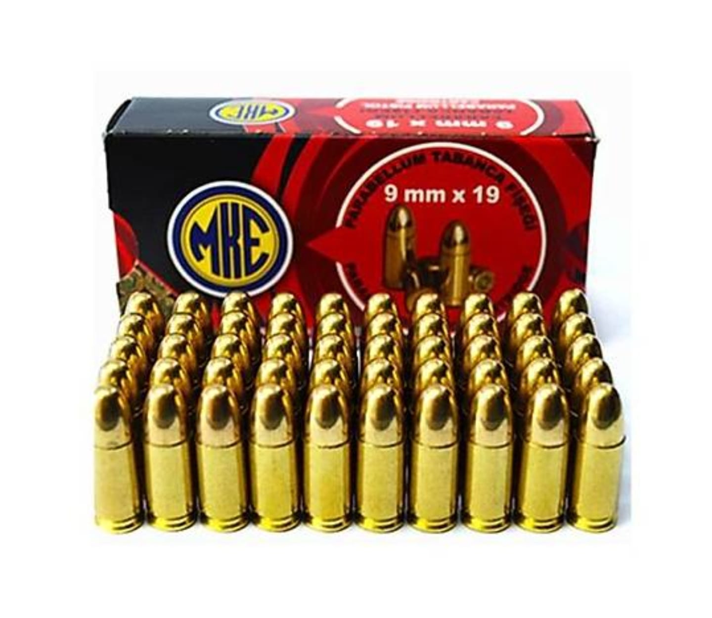 9X19 MM (Luger) MKE TABANCA FİŞEĞİ (Çelik Kovan)